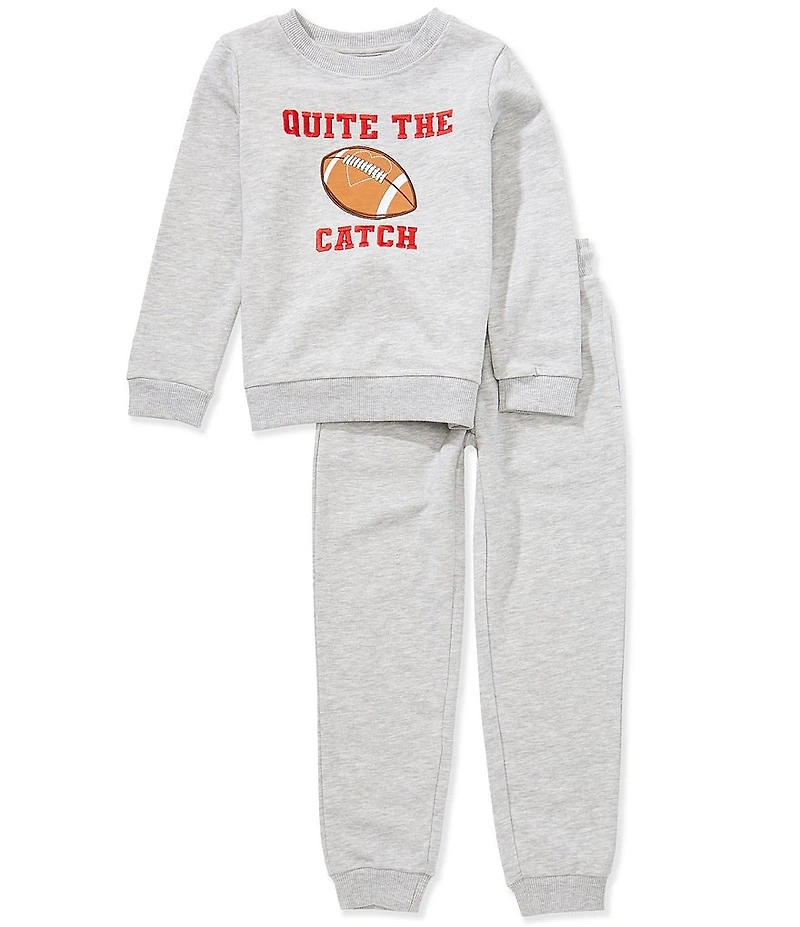 Adventurewear 360 Little Boys Quite The Catch Long Sleeve T-Shirt and Joggers Set