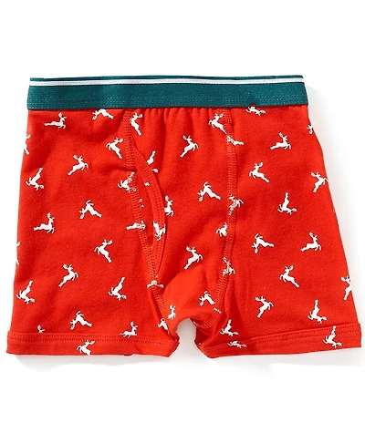 Adventurewear 360 Little Boys Reindeer Printed Boxer Briefs