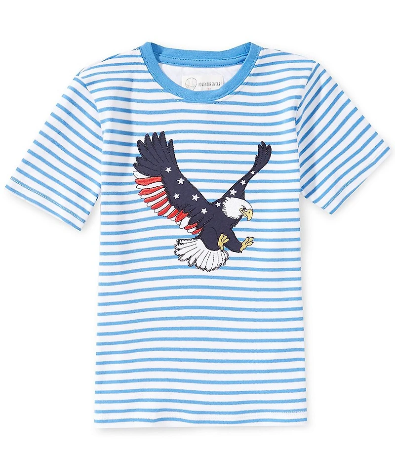 Adventurewear 360 Little Boys Americana Eagle Applique T-Shirt