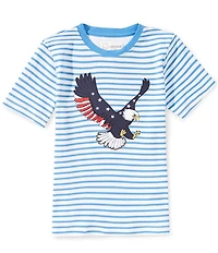 Adventurewear 360 Little Boys Americana Eagle Applique T-Shirt
