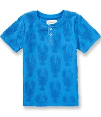 Adventurewear 360 Little Boys Terry Lobster Henley Shirt
