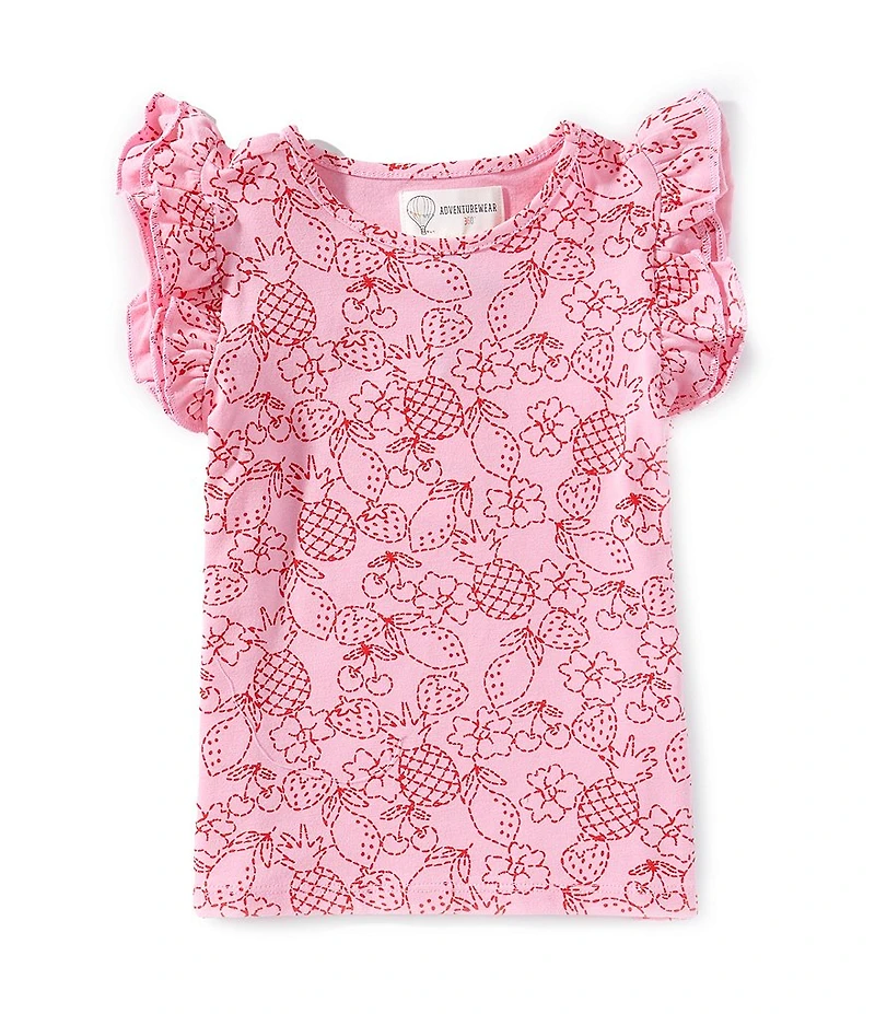 Adventurewear 360 Little Girls Printed Jersey Top