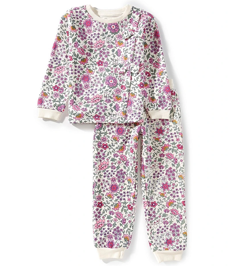 Adventurewear 360 Little Girls Floral Sweatshirt & Jogger Pants Set