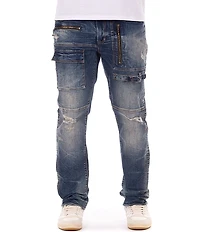 AKOO Barksdale Slim Fit Denim Jeans