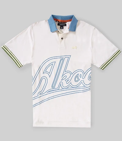 AKOO Kings Cup Printed Pique Polo Shirt