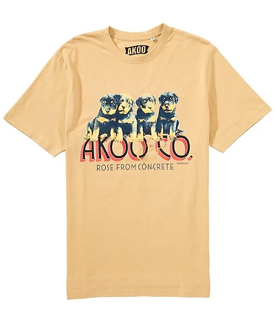 AKOO Puppies Short Sleeve T-Shirt