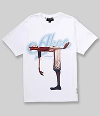 AKOO Short Sleeve Frank Morrison Collection No Hitter Crew Neck T-Shirt