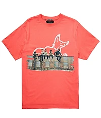 AKOO Short Sleeve Hanging Out Standard Fit Tee