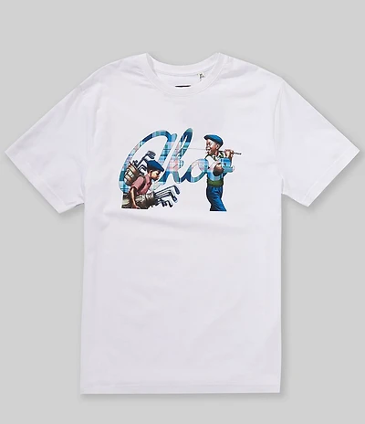 AKOO Short Sleeve Play Through T-Shirt