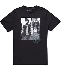 AKOO Short Sleeve Standard Fit Crew Neck Around The Way Tee