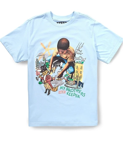 AKOO Short Sleeve Standard Fit Crew Neck Brother's Keeper T-Shirt