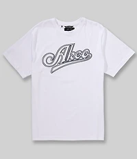 AKOO Short Sleeve Standard Fit Script T-Shirt