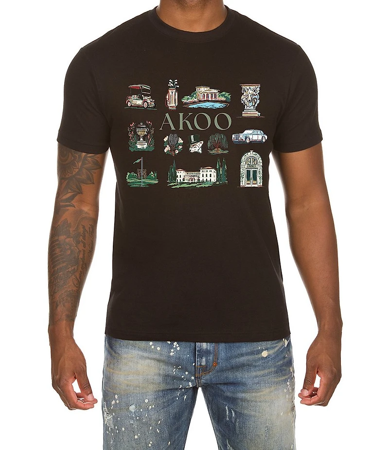 AKOO Welcome Short Sleeve Graphic T-Shirt