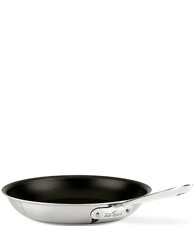 All-Clad D5 Brushed Stainless Steel 5-Ply Bonded Nonstick Fry Pan