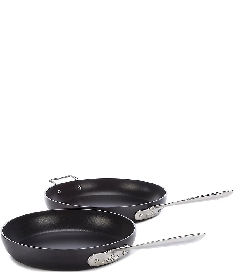 All-Clad HA1 Hard Anodized Nonstick 10#double; & 12#double; Fry Pan Set