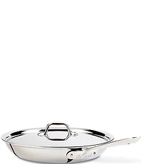 All-Clad D3 Stainless Steel Fry Pan with Lid