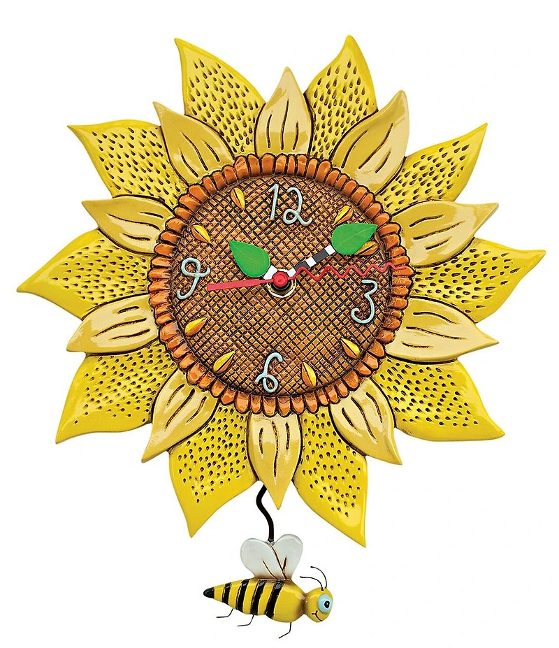 Allen Designs Bee Sunny Pendulum Wall Clock