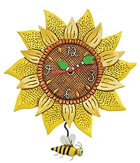 Allen Designs Bee Sunny Pendulum Wall Clock