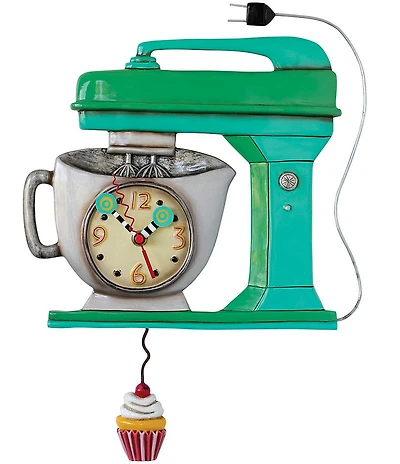 Allen Designs Vintage Red Mixer Clock
