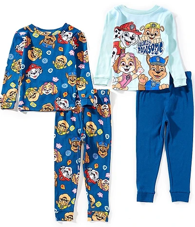 AME Little Kids Long Sleeve Pups Rule Graphic Design 2-Pack