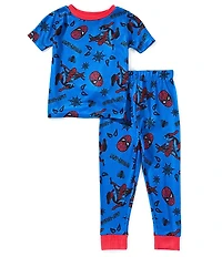 AME Boys Sketched Spider Allover Print 2-Piece Set