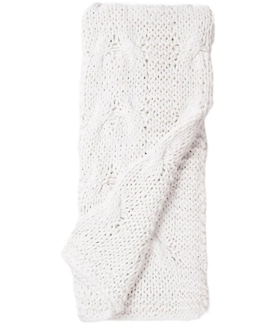 Amity Home Micah Cable Knitted Cotton Throw Blanket