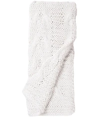 Amity Home Micah Cable Knitted Cotton Throw Blanket