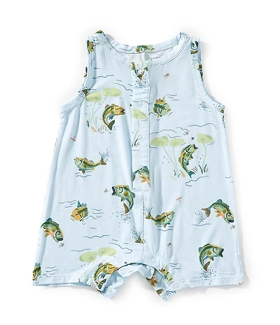 Angel Dear Baby Boys Sleeveless Shortie Bass Shortall