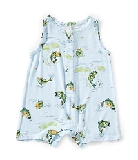 Angel Dear Baby Boys Sleeveless Shortie Bass Shortall