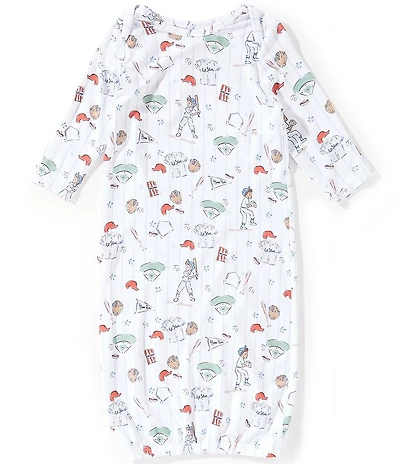 Angel Dear Baby Boys Long Sleeves Home Run Baseball Gown