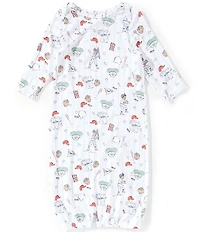 Angel Dear Baby Boys Long Sleeves Home Run Baseball Gown