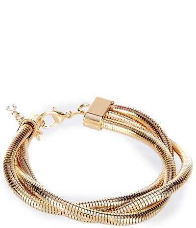 Anna & Ava Braided Snake Chain Line Bracelet