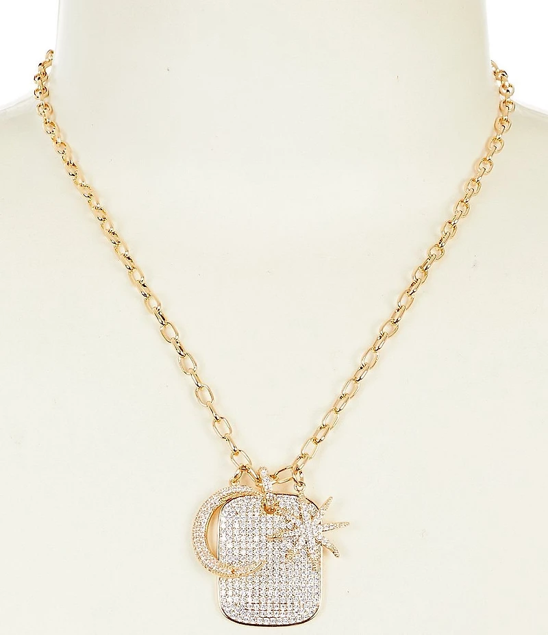 Anna & Ava Celestial Charm Short Pendant Necklace