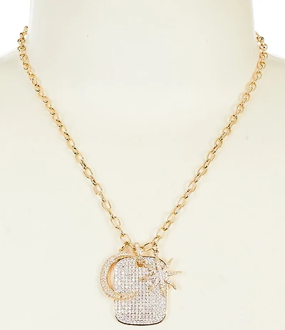 Anna & Ava Celestial Charm Short Pendant Necklace