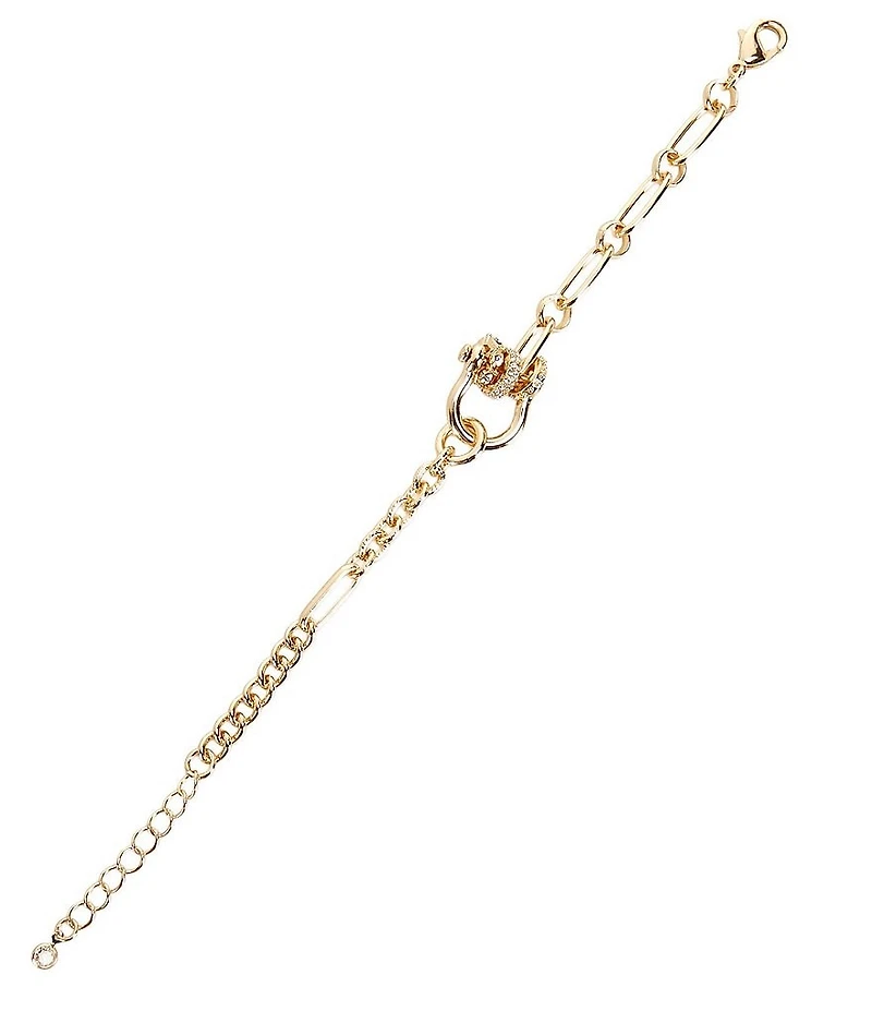 Anna & Ava Chain Line Lock Bracelet
