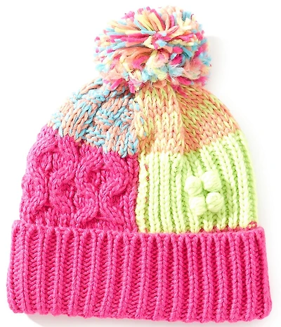 Anna & Ava Colorblock Knit Beanie