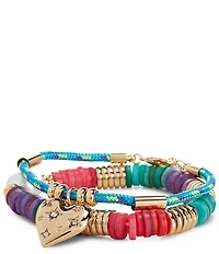 Anna & Ava Disc and Rope Bracelet Set