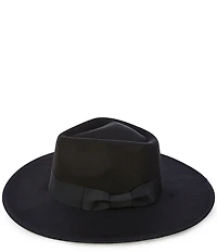 Anna & Ava Grosgrain Bow Felt Fedora Hat