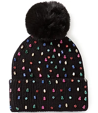 Anna & Ava Jewel Stone Beanie