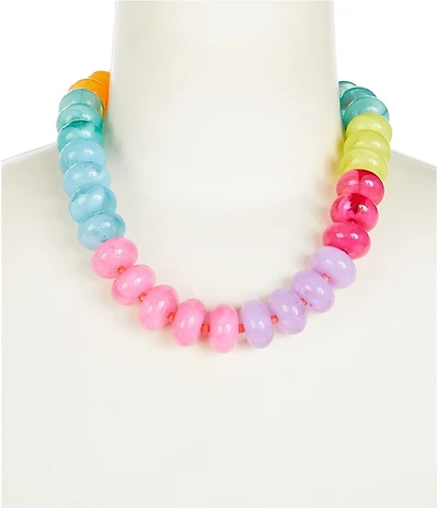 Anna & Ava Multi Colored Bead Collar Statement Necklace