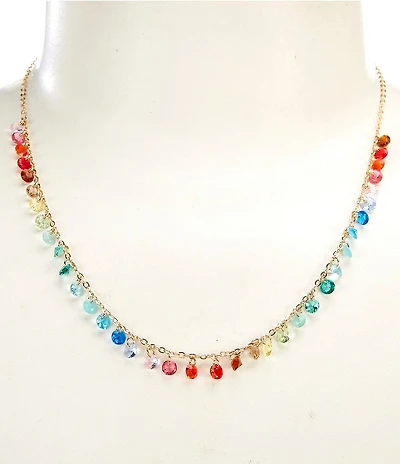 Anna & Ava Multi Stone Delicate Collar Necklace