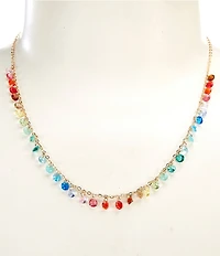 Anna & Ava Multi Stone Delicate Collar Necklace