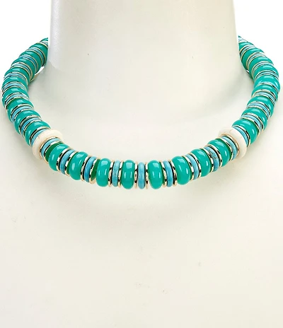 Anna & Ava Oversized Beaded Statement Collar Necklace