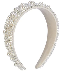 Anna & Ava Pearl Beaded Bauble Headband
