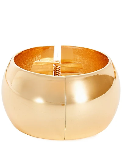 Anna & Ava Polished Wide Metal Hinge Bracelet