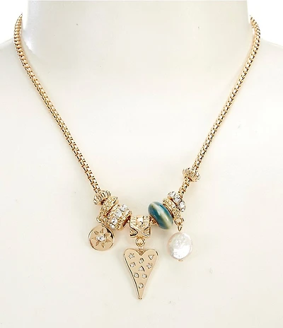 Anna & Ava Rondelle Charm Statement Necklace