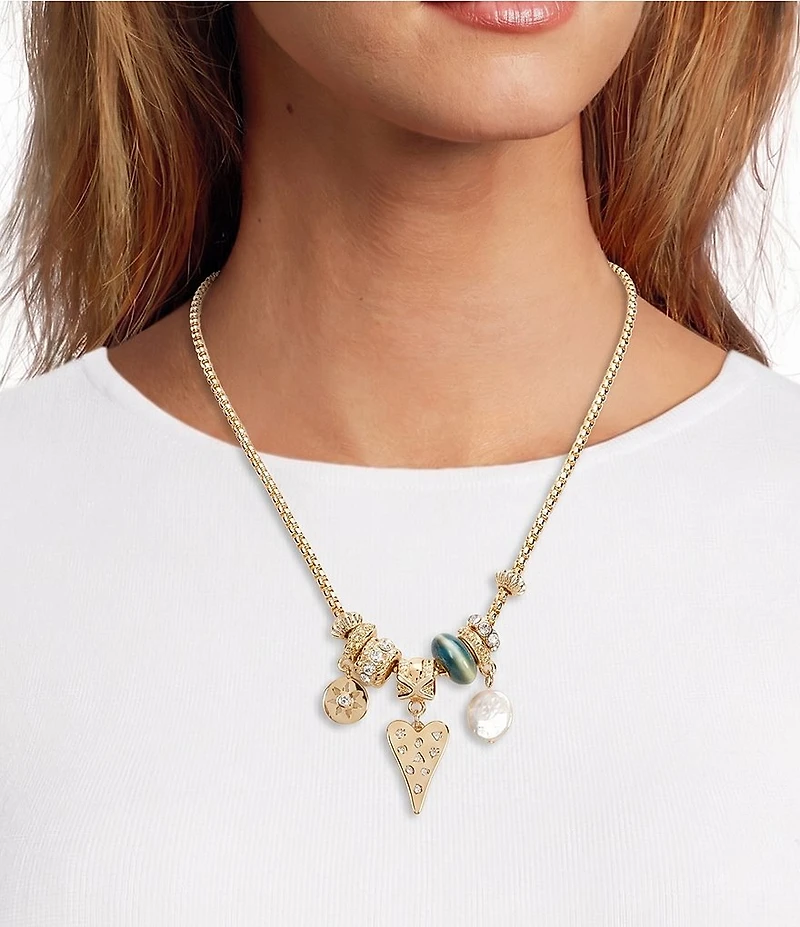 Anna & Ava Rondelle Charm Necklace