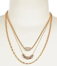 Anna & Ava Rondelle Multi Strand Collar Necklace
