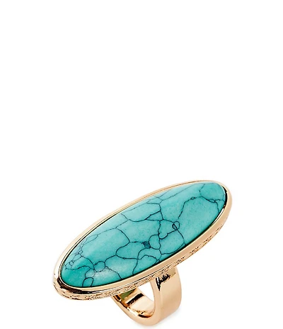 Anna & Ava Semi Precious Stone Statement Ring