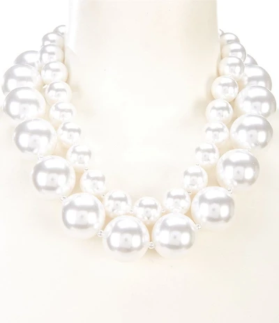 Anna & Ava Statement Pearl Short Multi-Strand Necklace